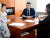 Главный правовой инспектор труда Гродненской областной организации БПРЗ Валентина Таврель провела правовой профсоюзный прием в Зельве
