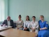 Владислав Голяк посетил 5-ю поликлинику Гродно, чтобы встретиться с новым руководителем и членами профкома