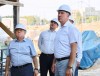 ПРЕДСЕДАТЕЛЬ ОБЛИСПОЛКОМА ЮРИЙ КАРАЕВ ОЦЕНИЛ ХОД СТРОИТЕЛЬСТВА НОВОЙ БОЛЬНИЦЫ НА ПРОСПЕКТЕ ЯНКИ КУПАЛЫ