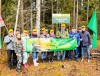 Более полгектара земли засадили соснами и березами работники 4-й поликлиники города Гродно