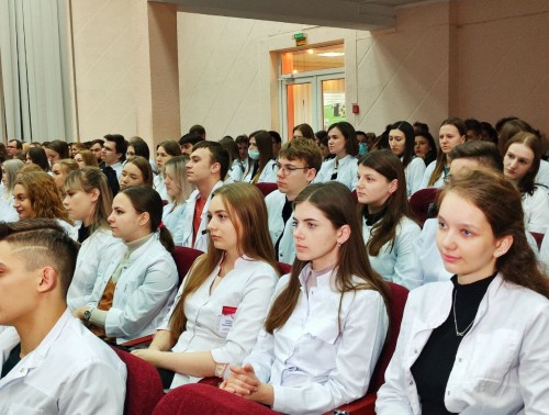 В Гродненском медуниверситете прошла встреча представителей организаций здравоохранения со студентами старших курсов