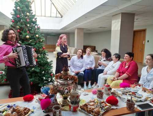 В Гродненском областном клиническом центре «Психиатрия-наркология» впервые прошла встреча для работников, которые трудятся в учреждении 30-40 и более лет