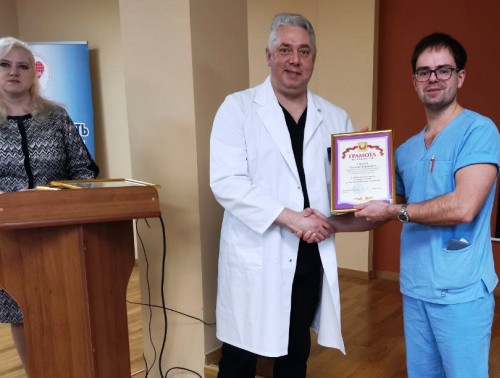 В Гродненском кардиоцентре в ходе профсоюзной конференции подвели итоги конкурса на лучшую организацию работы по охране труда 