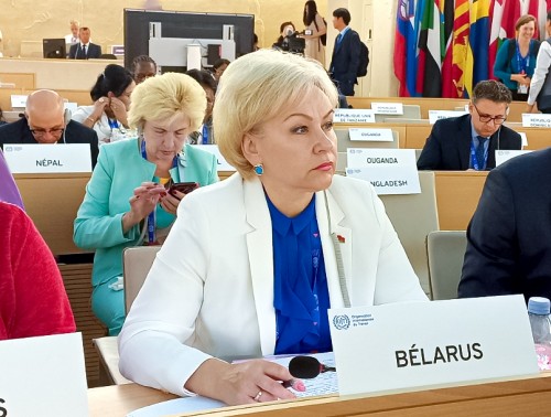 ИРИНА КОСТЕВИЧ: «ОППОНЕНТЫ БЕЛАРУСИ ПЫТАЮТСЯ РУКАМИ МОТ ДИСКРЕДИТИРОВАТЬ НАШУ СТРАНУ НА МЕЖДУНАРОДНОЙ АРЕНЕ»