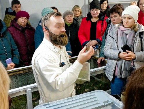 Улиточная ферма – один из туристических объектов, которые посетили сморгонские медики на выходных