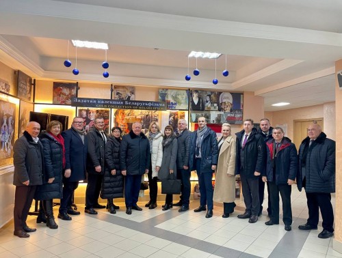 ЧЛЕНЫ ПРЕЗИДИУМА СОВЕТА ГРОДНЕНСКОГО ОБЛАСТНОГО ОБЪЕДИНЕНИЯ ПРОФСОЮЗОВ ПОСЕТИЛИ В НАЦИОНАЛЬНУЮ КИНОСТУДИЮ «БЕЛАРУСЬФИЛЬМ»