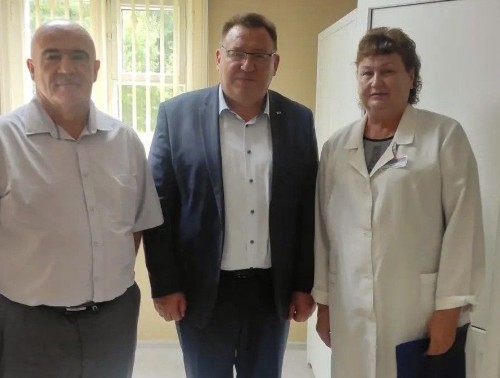 Сморгонских медиков поблагодарили за труд на уборке урожая.