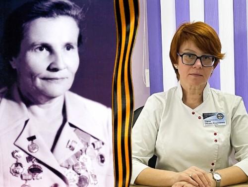 В семье председателя профкома 7-й поликлиники Гродно Светланы Севрук чтят память ветерана Екатерины Леонковой