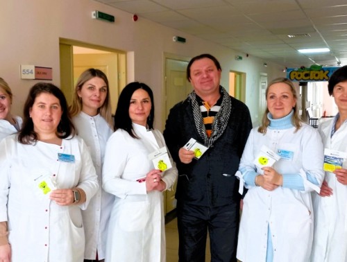 Почти семь десятков фликеров приобрел профсоюз детской поликлиники Гродно для медиков