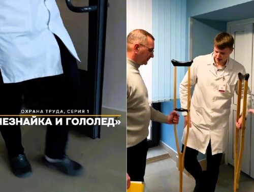 Гродненские медики сняли сериал об охране труда: смешно и полезно
