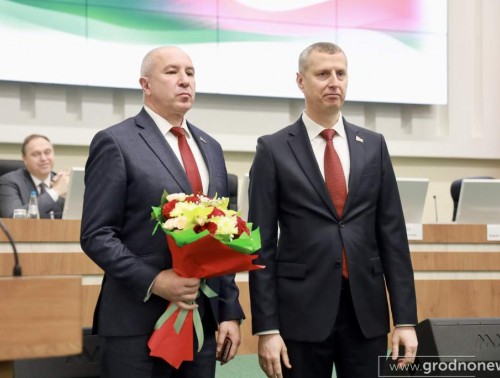 ЮРИЙ КАРАЕВ УТВЕРЖДЕН НА ДОЛЖНОСТЬ ПРЕДСЕДАТЕЛЯ ГРОДНЕНСКОГО ОБЛИСПОЛКОМА НА ВНЕОЧЕРЕДНОЙ СЕССИИ ОБЛАСТНОГО СОВЕТА ДЕПУТАТОВ