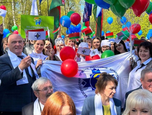 1 мая в парке Жилибера в Гродно профсоюз здравоохранения представит увлекательную презентацию медицинских профессий