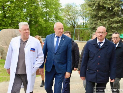 ПРЕДСЕДАТЕЛЬ ГРОДНЕНСКОГО ОБЛИСПОЛКОМА ЮРИЙ КАРАЕВ ПОСЕТИЛ ГРОДНЕНСКИЙ ОБЛАСТНОЙ КЛИНИЧЕСКИЙ КАРДИОЦЕНТР