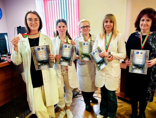 В 1-й поликлинике Гродно команда профсоюзных инспекторов по охране труда подтвердили свой высокий класс, победив в тематической игре