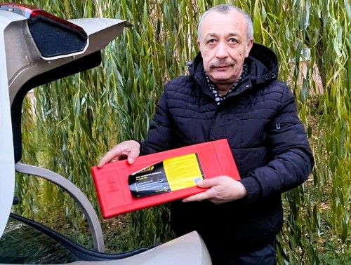 В центральной поликлинике Гродно для водителей провели практическое занятие по дорожной безопасности