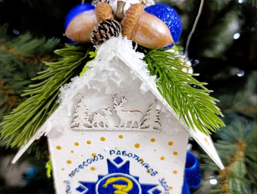 Более 40 игрушек ручной работы от медиков Гродненщины украсили профсоюзную елку