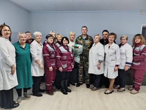 День вывода советских войск из Афганистана в Лидской ЦРБ стал поводом для теплой встречи с теми, кто исполнял интернациональный долг