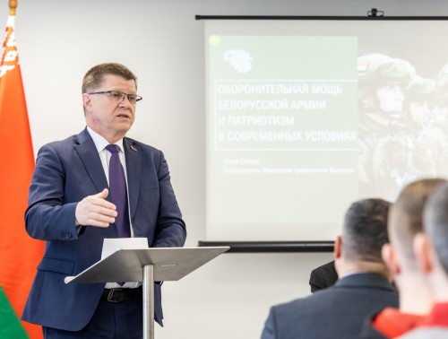 ЮРИЙ СЕНЬКО: БЕЗОПАСНОСТЬ СТРАНЫ ВО МНОГОМ ЗАВИСИТ ОТ ТОГО, КАК МЫ ТРУДИМСЯ НА СВОИХ РАБОЧИХ МЕСТАХ  