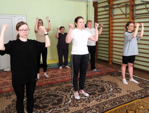 Профком Гродненского ОКЦ «Психиатрия-наркология» возродил традицию производственной гимнастики