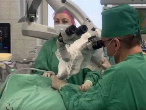 В Беларуси провели первую операцию по удалению опухоли возле уха новым способом