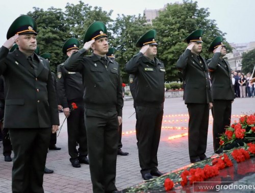 В Гродно почтили подвиг тех, кто первым принял на себя удар войны