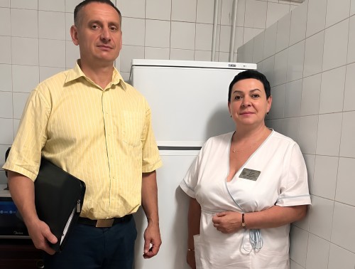 Комнаты приема пищи в 3-й поликлинике Гродно пополнились двумя новыми холодильниками
